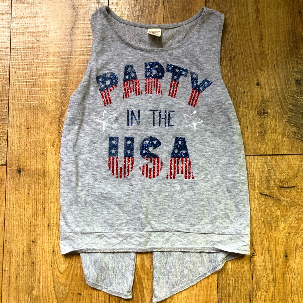 Arizona Jeans Girls Patriotic USA Tank M10-12